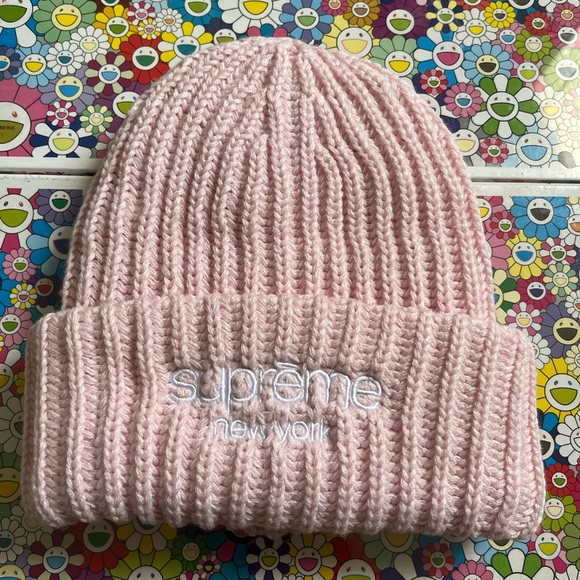 Supreme Light Pink Knit Beanie - Picture 1 of 6